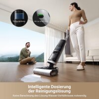 Dreame H14 Pro Nass- und Trockensauger HHR31A, 180° flach, 60°C Bürstenpflege, App, 18.000 Pa, doppelte Kantenbürste