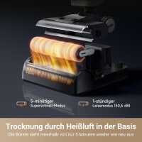 Dreame H14 Pro Nass- und Trockensauger HHR31A, 180° flach, 60°C Bürstenpflege, App, 18.000 Pa, doppelte Kantenbürste