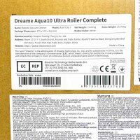 Dreame Aqua10 Ultra RLH71DE Saugroboter, Wischfunktion, 30.000 Pa, 8 cm Hindernisfreiheit, Selbstreinigung, Auto-Entleerung, Sprachsteuerung, Weiß