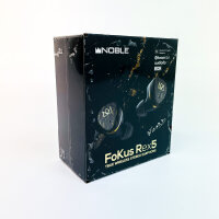 Noble Audio FoKus Rex5 True Wireless In-Ear, 5 Treiber, ANC, Bluetooth 5.4, aptX/LDAC, Schnellladen, kabellos, USB-C, App, Schwarz