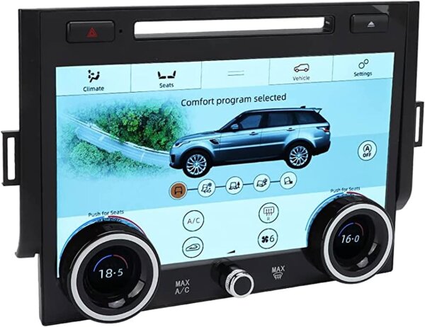DH20250110XUI Touchscreen-Bedienpanel für Auto-Klimaanlage, Schwarz, intuitive Steuerung, modernes Design