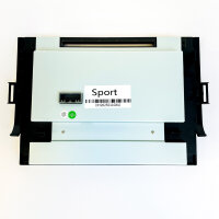 DH20250110XUI Touchscreen-Bedienpanel für Auto-Klimaanlage, Schwarz, intuitive Steuerung, modernes Design