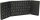 Faltbare Bluetooth-Tastatur QWERTY, dreifach faltbar, Full-Size mit Touchpad, USB-C, kabellos, ultradünn, Schwarz, für Tablet/PC