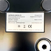 Hatfields Nitropress DS Druckbecher-Dispenser, elektrischer Nitro-Getränkespender, ohne Kartuschen, 110–240 V, 120 PSI, 50–60 Hz