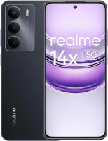 realme 14x 5G Smartphone, RMX3943, 6GB RAM, 128GB Speicher, Kohlenstoff-Schwarz, 6,72" Display, 50MP Kamera