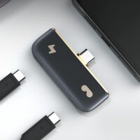 Rokid Hub R01 Mini USB-C Ladeadapter, kompatibel mit Xbox & Smartphones, gleichzeitiges Laden und Nutzen