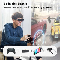 Rokid Hub R01 Mini USB-C Ladeadapter, kompatibel mit Xbox & Smartphones, gleichzeitiges Laden und Nutzen