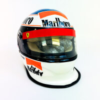 Michael Schumacher Helm 1996, Ferrari Marlboro, Replik, Sieger Spanish GP, Sammlerstück, Motorsport Memorabilia