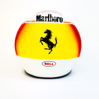 Michael Schumacher Helm 1996, Ferrari Marlboro, Replik, Sieger Spanish GP, Sammlerstück, Motorsport Memorabilia