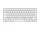 Apple Magic Keyboard A3203, kabellos, Bluetooth, USB-C, QWERTY UK, Hintergrundbeleuchtung, Weiß, für Mac mini/MacBook/iMac, MXCL3B/A