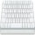 Apple Magic Keyboard A3203, kabellos, Bluetooth, USB-C, QWERTY UK, Hintergrundbeleuchtung, Weiß, für Mac mini/MacBook/iMac, MXCL3B/A