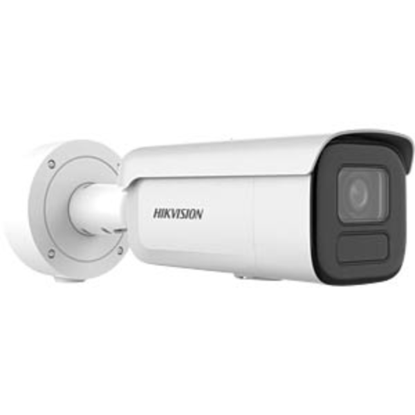 Hikvision AcuSense DS-2CD2646G2H-IZS, 4MP IP Bullet Kamera, 2,8–12mm Zoom, wetterfest, Nachtsicht, Weiß, Außenbereich