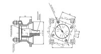 Bezares 701004 hydraulic pump for Mercedes Unimog, ISO 4, robust hydraulic component for commercial vehicles