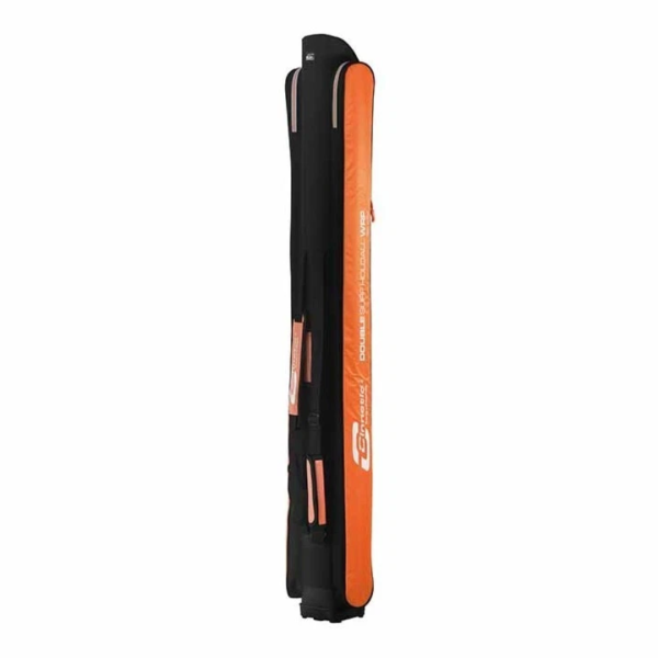 Cinnetic 350108 Doppel-Surf-Reisetasche, robust, wasserabweisend, extra Fächer, gepolstert, für Angelruten und Zubehör