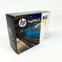 HP 865 PageWide XL Tintenpatrone, 500 ml, Gelb, Original,...