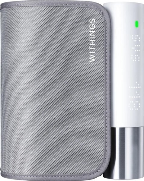 Withings BPM Core WPM04, blood pressure monitor with ECG and stethoscope, app-compatible, for iOS/Android, grey