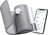 Withings BPM Core WPM04, blood pressure monitor with ECG and stethoscope, app-compatible, for iOS/Android, grey