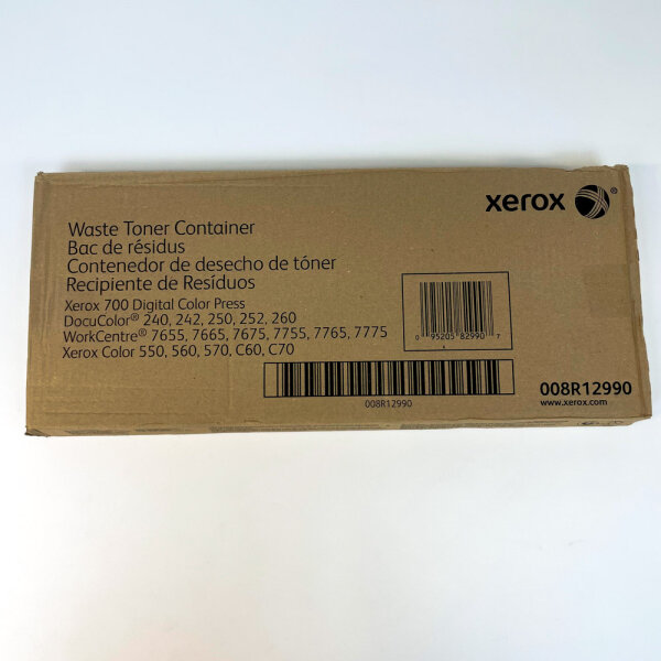 Xerox 008R12990 Resttonerbehälter, kompatibel mit Laserdruckern, hohe Kapazität, einfache Installation