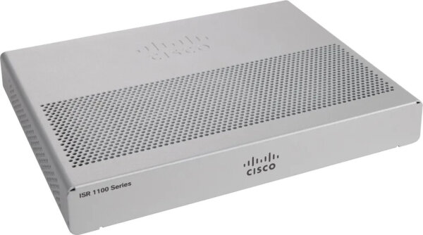 Cisco C1101-4P Router, 4x Gigabit-Ethernet, GE-WAN, integrierter USB 3.0, kompakter Business-Router