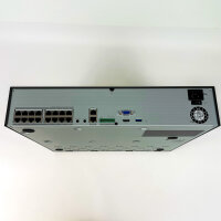 Hanwha Vision XRN-1620SB1 NVR, 16 Kanäle, Netzwerkrekorder, Schwarz, gebraucht mit Kratzern