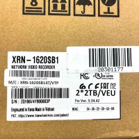 Hanwha Vision XRN-1620SB1 NVR, 16 Kanäle, Netzwerkrekorder, Schwarz, gebraucht mit Kratzern