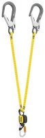 Petzl ABSORBICA-Y MGO FLEX L014CB01, europäisches Y-Verbindungsmittel, 150 cm, integrierter Falldämpfer, MGO-Karabiner