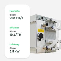 Bitmain Antminer S19 XP+ Hyd. 293T, water-cooled Bitcoin...