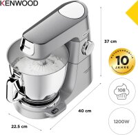 Kenwood Titanium Chef Baker XL KVL85.424SI Food...
