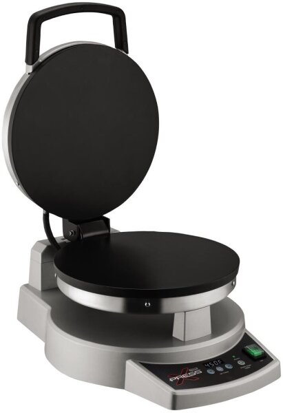 Waring Commercial WSC3000CE Crêpe-Maker, 2715 W, Mehrzweckgerät, silber/schwarz, große Backfläche, Temperaturregler