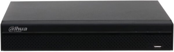 Dahua DHI-NVR4104HS-P-4KS3 Netzwerkrekorder, 4 Kanäle, 4 PoE-Anschlüsse, 4K-Unterstützung, Schwarz
