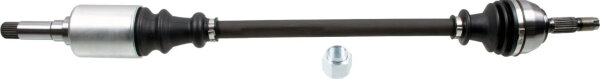 Febi Bilstein 184610 Antriebswelle vorne rechts für Peugeot 106, robust, langlebig, Farbe Schwarz/Silber