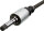 Febi Bilstein 184610 Antriebswelle vorne rechts für Peugeot 106, robust, langlebig, Farbe Schwarz/Silber