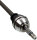 Febi Bilstein 184610 Antriebswelle vorne rechts für Peugeot 106, robust, langlebig, Farbe Schwarz/Silber