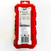 Milwaukee 4932493871, 8-tlg. 1/4" Multi-Material-Bohrer-Set, für verschiedene Materialien, inkl. PACKOUT-Koffer