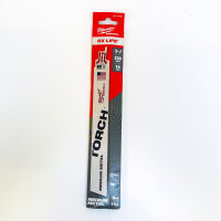 MILWAUKEE THE TORCH 48475788 Reciprocating Saw Blades, 5-Pack, 230 mm, 18 TPI, for Medium Metal, 1.4 mm Thickness