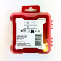 Milwaukee SHOCKWAVE 1/4" Steckschlüsselsatz 4-tlg, PACKOUT-kompatibel, Modell 4932492445, robuste Kassette
