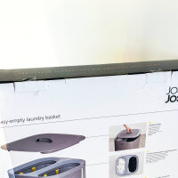 Joseph Joseph Laundry Set, Hold-All 35L Foldable Basket, Tota 60L Laundry Basket, 2 Compartments, Removable Bags, Lid, Grey