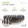 FABCARE Organic Round Hairbrush, Boar Bristles, Detangling, Double Spiral Spring, Gentle, for All Hair Types, incl. E-Book, Natural