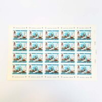 Aden/Südarabien Mi 165b Briefmarken, 1000 Stück (50 Bögen à 20), Motiv EXPO 67 Montreal, postfrisch, Sammlerware