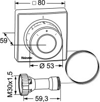 Heimeier 2802-00500 Thermostatkopf Typ F,...
