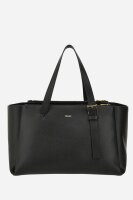 Versace tote bag, calfskin leather, black, 48x31x28 cm,...