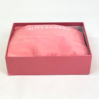 ALMA EN PENA 124BG-103 Clutch-Abendtasche, Leder, Wildleder, Farbe Burgund/Wine, elegantes Design