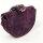 ALMA EN PENA 124BG-103 Clutch-Abendtasche, Leder, Wildleder, Farbe Burgund/Wine, elegantes Design