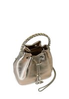 ALMA EN PENA Diva Handtasche, V24B-013, Leder, bronzefarben, elegantes Design, Schulterriemen