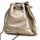 ALMA EN PENA Diva Handtasche, V24B-013, Leder, bronzefarben, elegantes Design, Schulterriemen