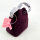 ALMA EN PENA 125BG209 Handbag, Suede Wine, Smooth Leather, Shoulder Bag, Elegant Design