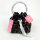 ALMA EN PENA 125BG204 Damen Handtasche, schwarz, Leo-Print, Schulterriemen, modisch