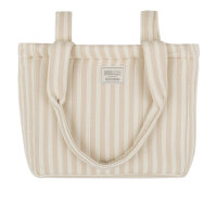 Minicotton tote bag, model Rayas Nude, 31x35x14 cm,...