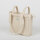 Minicotton tote bag, model Rayas Nude, 31x35x14 cm, striped, robust, versatile