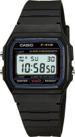 Casio F-91W-1YEG Mens Digital Watch, Black, Plastic Case,...